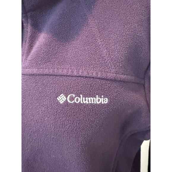Colombia Women;s Fast Trek II Full-Zip Fleece Jacket in Purple - Picture 2 of 6